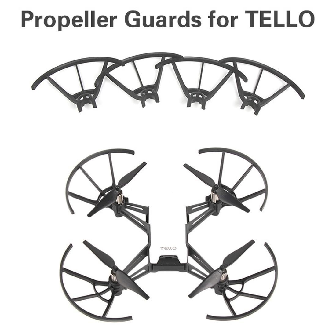 4 PCS Propeller Protective Covers for DJI TELLO Drone (Black)