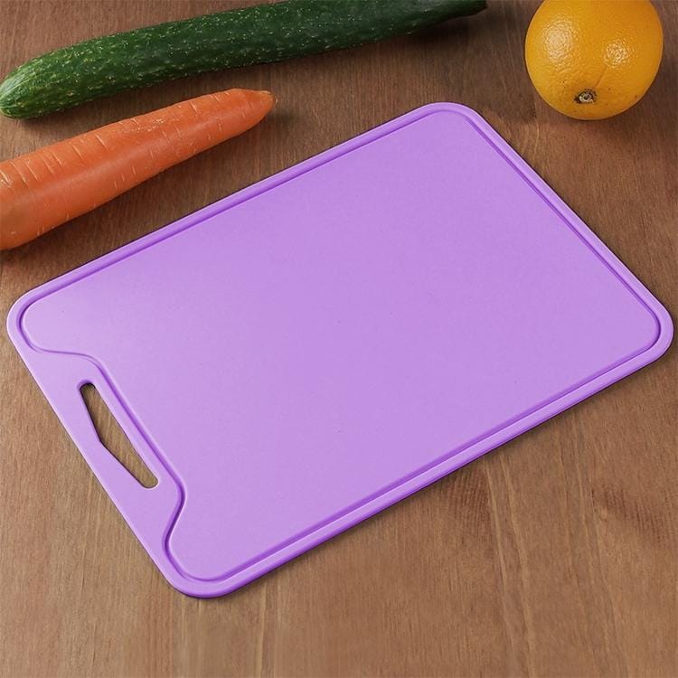 Silicone Anti-mildew And Heat-resistant Vegetable Cutting Board For Household Kitchen (Purple)