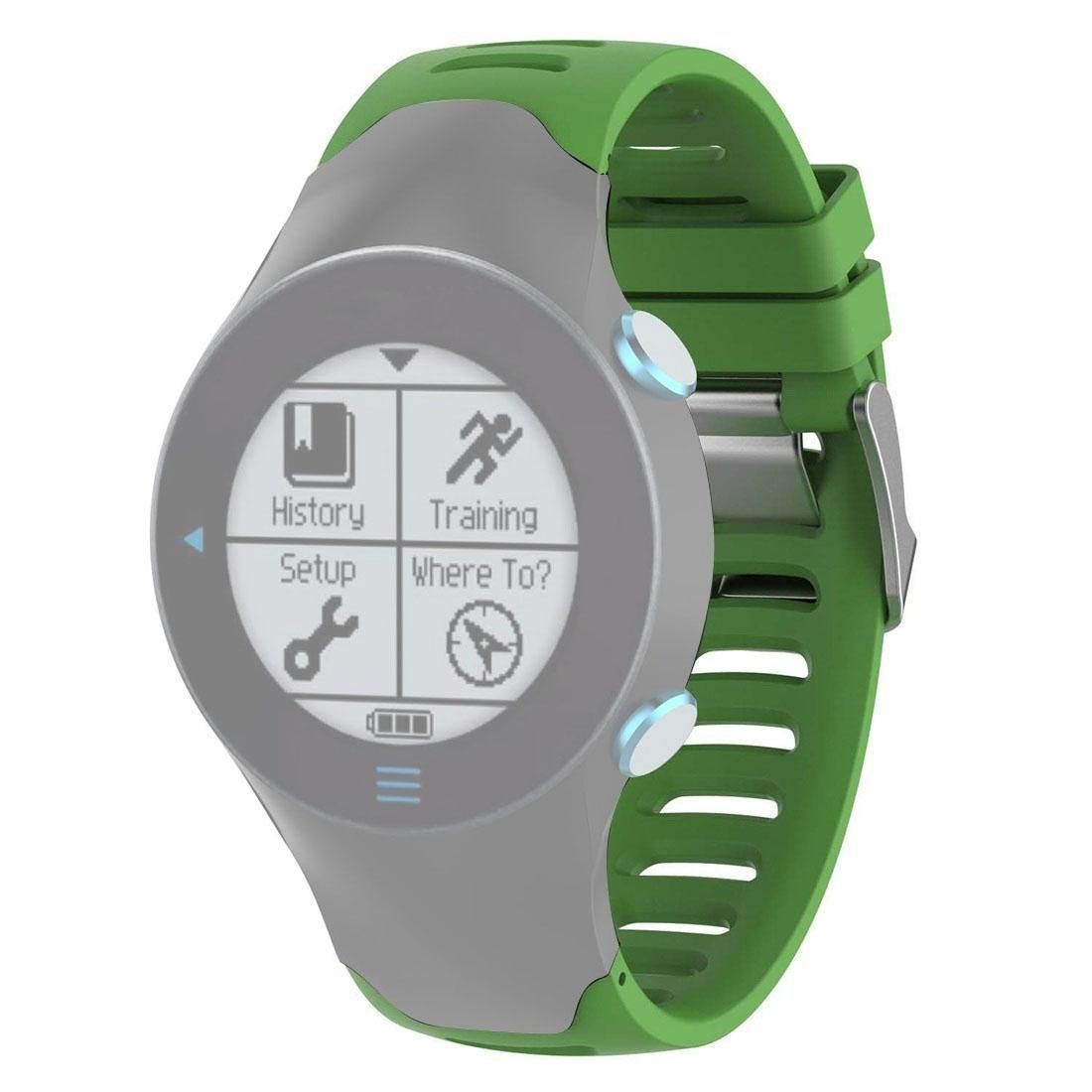 Smart Watch Silicone Wrist Strap Watchband for Garmin Forerunner 610 (Green)