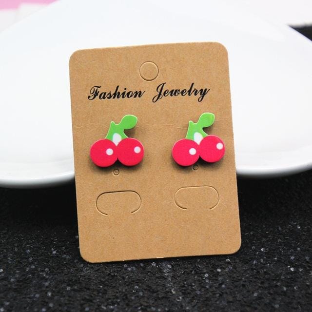 Creative Fruit Plant Mini Cartoon Small Earrings (e098-4)