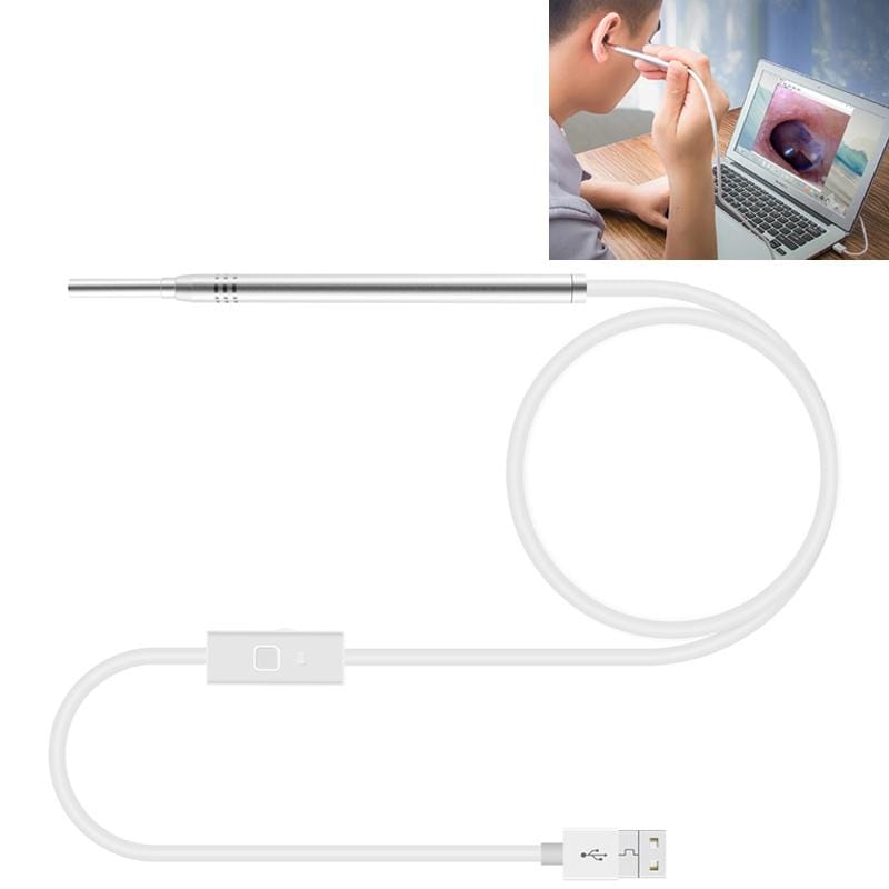 1MP HD Visual Ear Nose Tooth Endoscope Borescope with 6 LEDs, Lens Diameter: 3.9mm