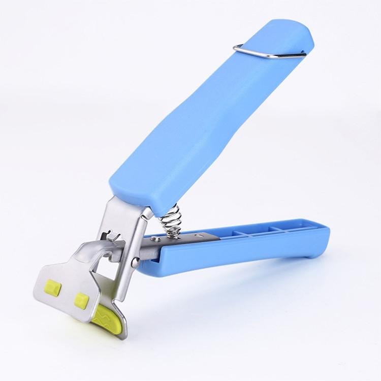 Kitchen Gadgets Stainless Steel Tray Picker Multi-function Bowl Clamp Anti-scalding Clip (Blue)