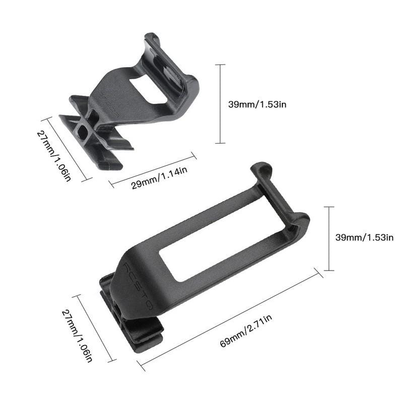 RCSTQ Remote Control Quick Release Tablet Phone Clamp Holder for DJI Mavic Air 2 Drone, Colour: Phone Holder