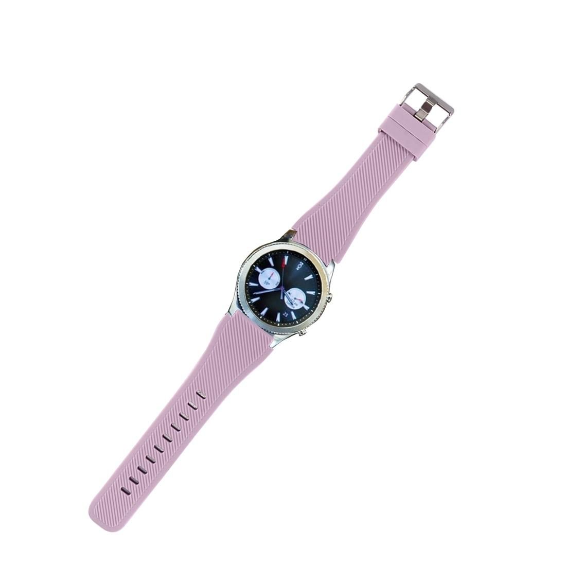 For Samsung Gear S3 Classic Smart Watch Silicone Watchband, Length: about 22.4cm (Style1)