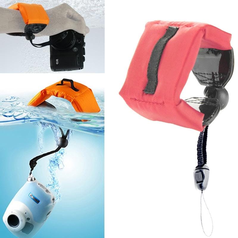 Submersible Floating Bobber Hand Wrist Strap for Gopro Hero GoPro  NEW HERO /HERO6   /5 /5 Session /4 Session /4 /3+ /3 /2 /1, Xiaoyi and Other Action Cameras (Red)