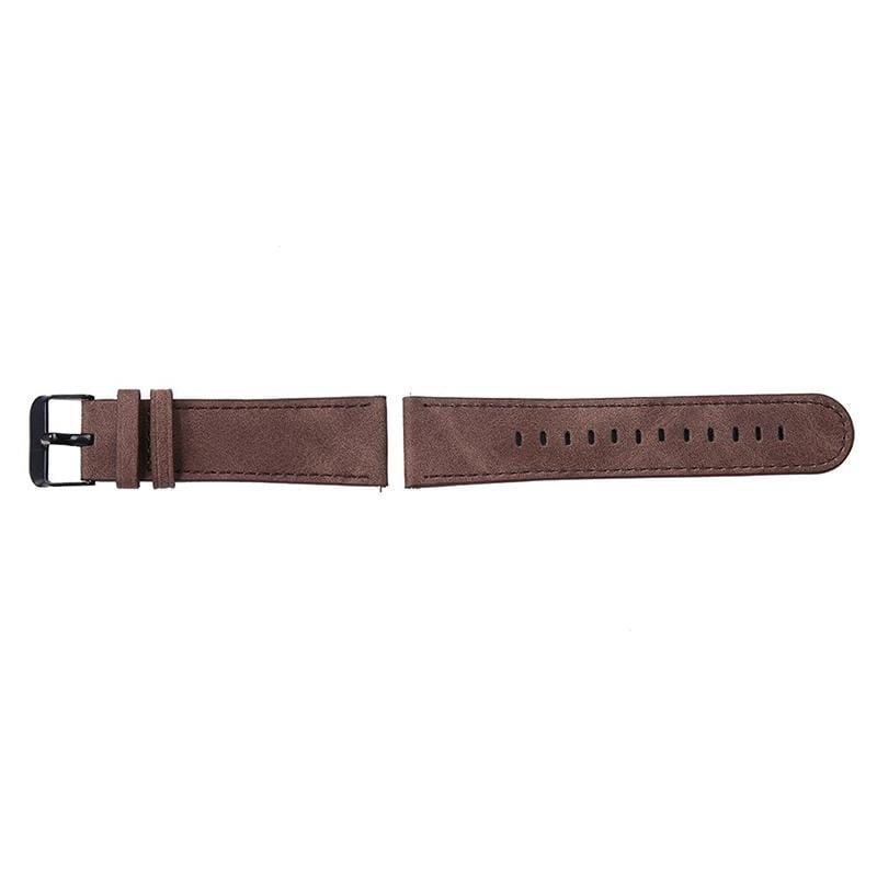 FOLOME 22mm Crazy Horse Watch Band for Galaxy Gear S3 / Galaxy 46mm (Brown)