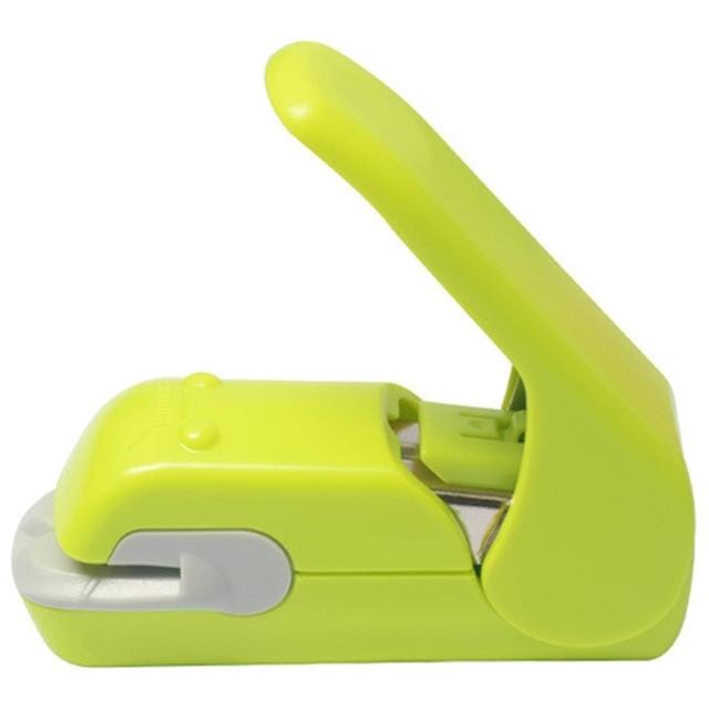 KOKUYO Creative Student Stationery Environmental Friendly Needle Embossed Stapler (Green)