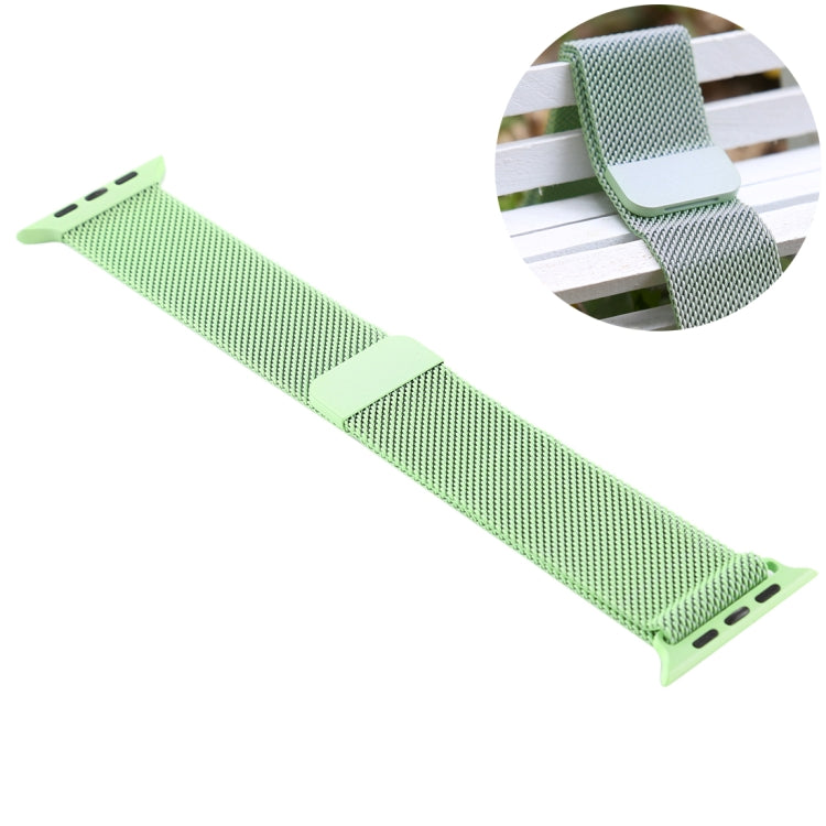 For Apple Watch Ultra 49mm / Series 8&7 45mm / SE 2&6&SE&5&4 44mm / 3&2&1 42mm Color-changing Magnetic Nylon Watch Band