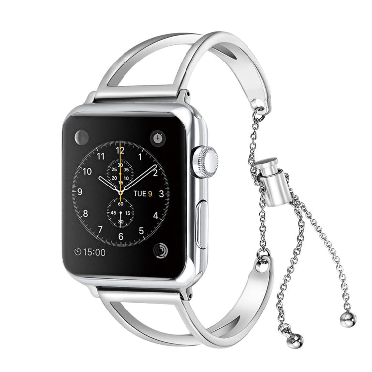 Letter V Shape Bracelet Metal Wrist Watch Band with Stainless Steel Buckle for Apple Watch Ultra 49mm / Series 8&7 45mm / SE 2&6&SE&5&4 44mm / 3&2&1 42mm