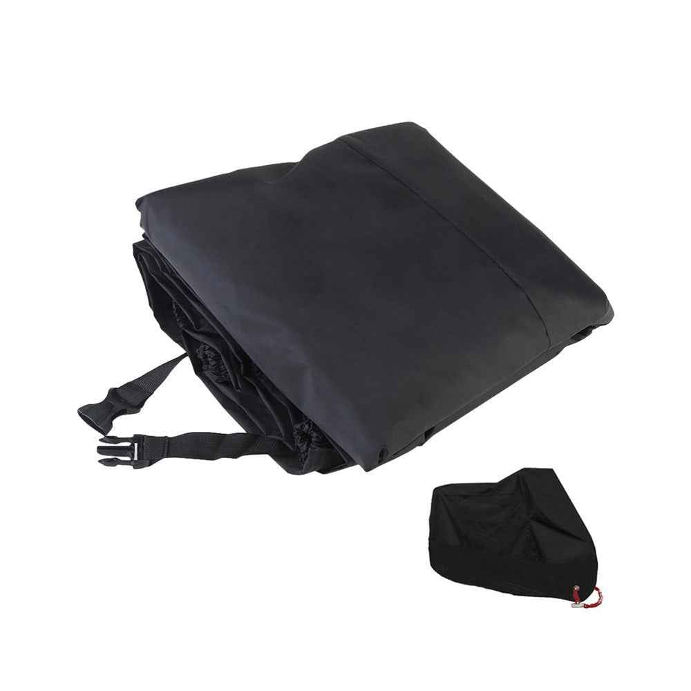 Motorcycle Cover Silver Coated Inside Waterproof Dustproof Cover For Large Bikes Cruisers Scooters - Black + Red / XL