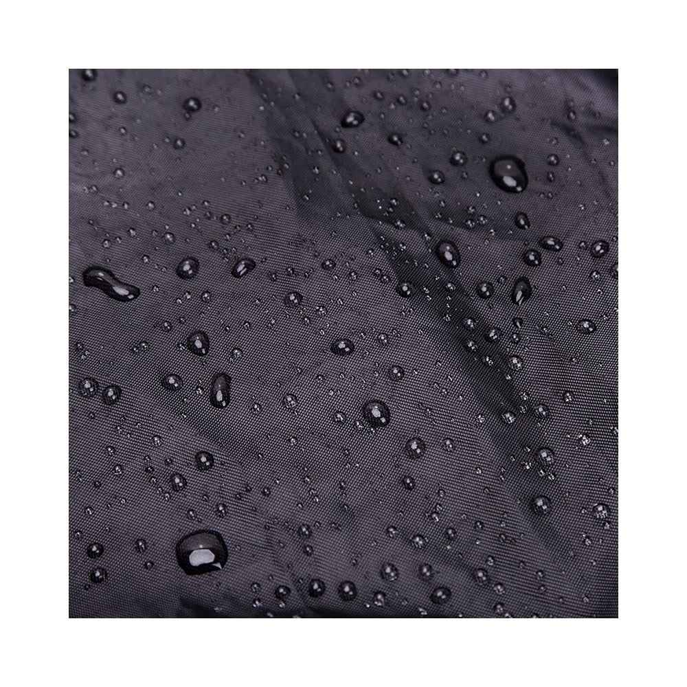 Motorcycle Cover Silver Coated Inside Waterproof Dustproof Cover For Large Bikes Cruisers Scooters - Black + Red / XL