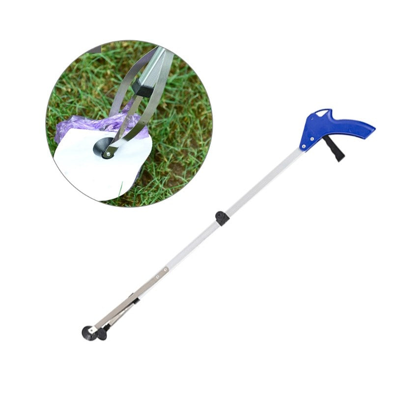 Long-Arm Extension Foldable Pick-up Tool Claw - shaped Portable Trash Pickup Gripper