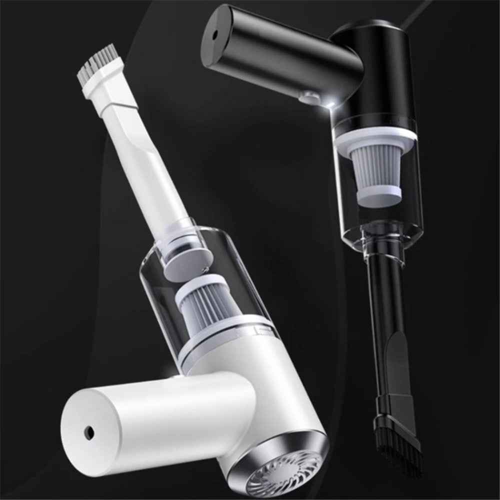 6000Pa 120W Cordless Car Vacuum Cleaner Powerful USB Rechargeable for Car Home Office Pet Hair - White