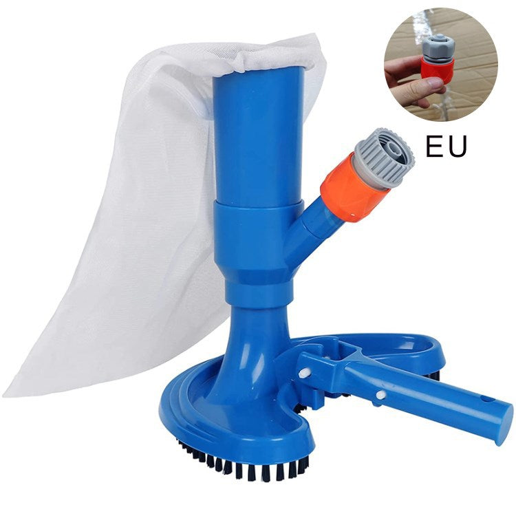 Swimming Pool Brush Vacuum Cleaner Pond Jet Vacuum Brush Skimmer Cleaner Fast Cleaning Spa Tool Accessories - EU Plug