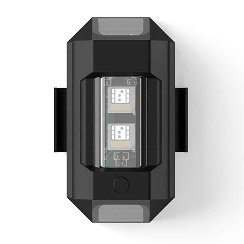 Charging Night Driving Strobe Motorcycle Light LED Flash Light Colorful Warning Light for RC Aircraft Helicopter
