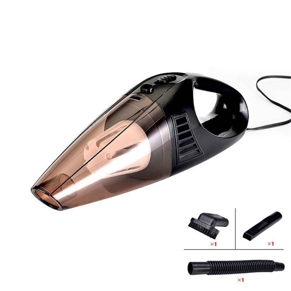 Portable Handheld Vacuum Strong Suction Car Vacuum Cleaner for Homes / Offices - Wireless / Black