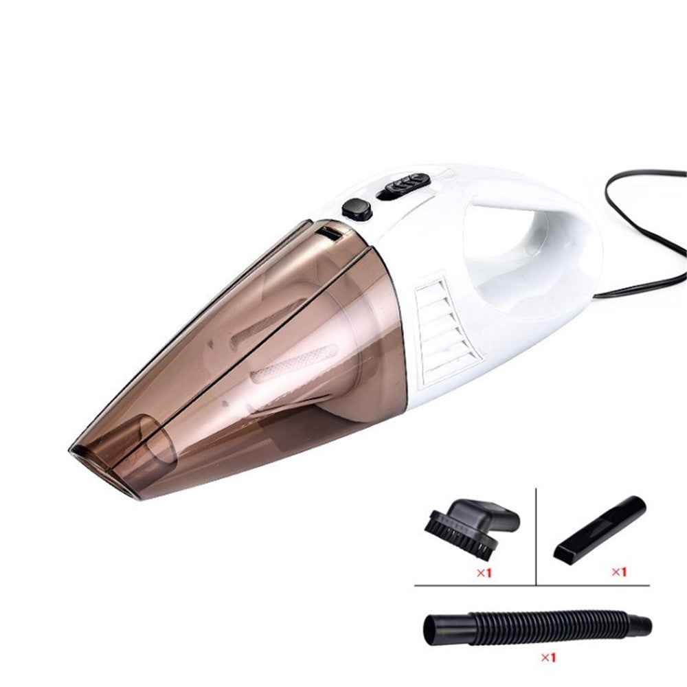 Portable Handheld Vacuum Strong Suction Car Vacuum Cleaner for Homes / Offices - Wireless / White