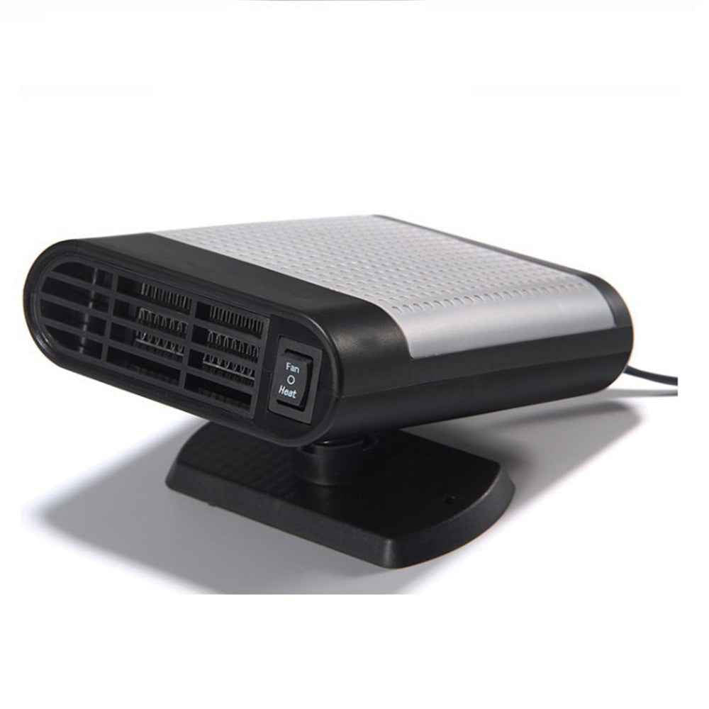 12V Car Heater Defroster Demister for Windshield Defogger Fan Quiet Operation for Vehicle Use - Black / Grey