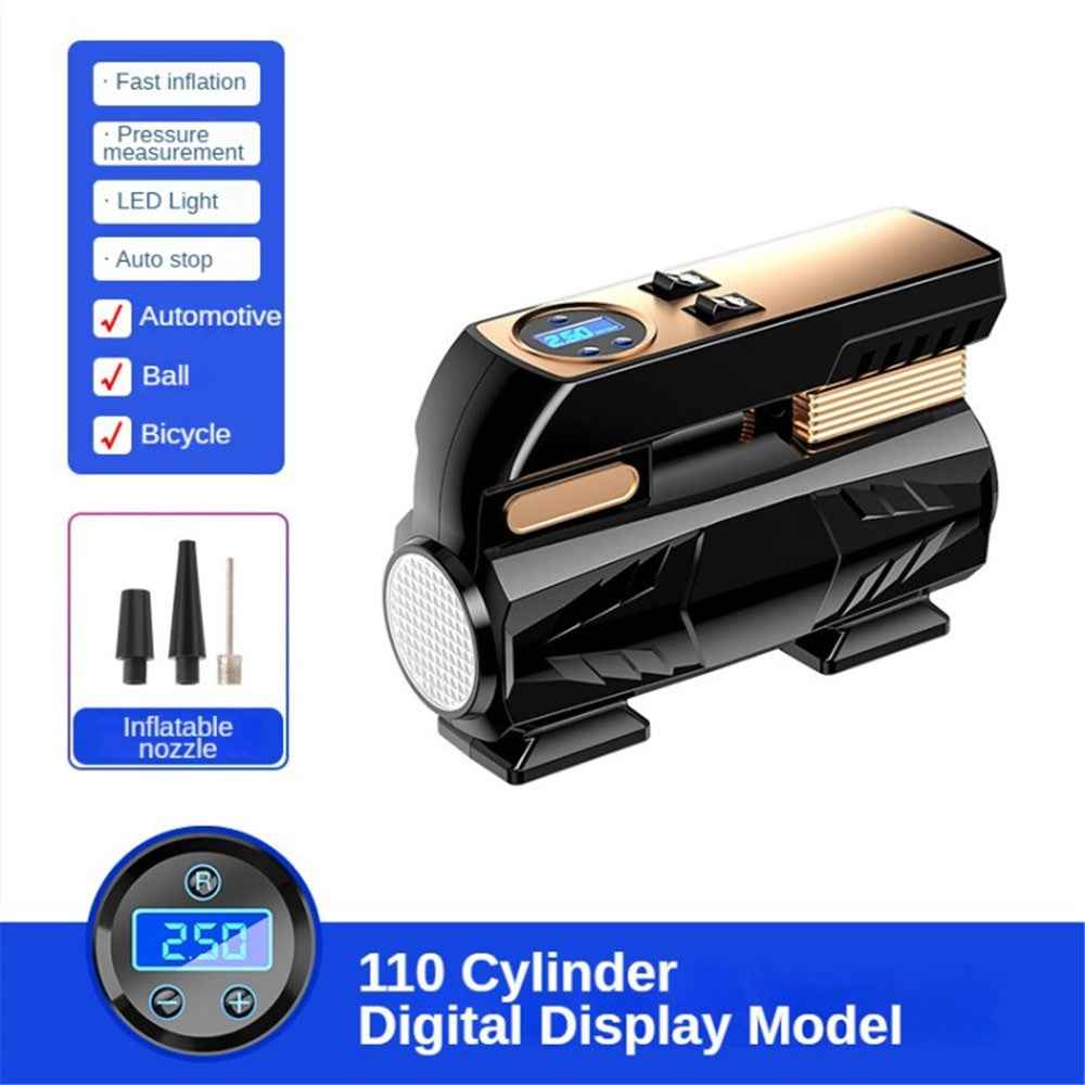 Car Air Compressor 12V Portable Electric Car Tire Inflator Pump - Digital Display