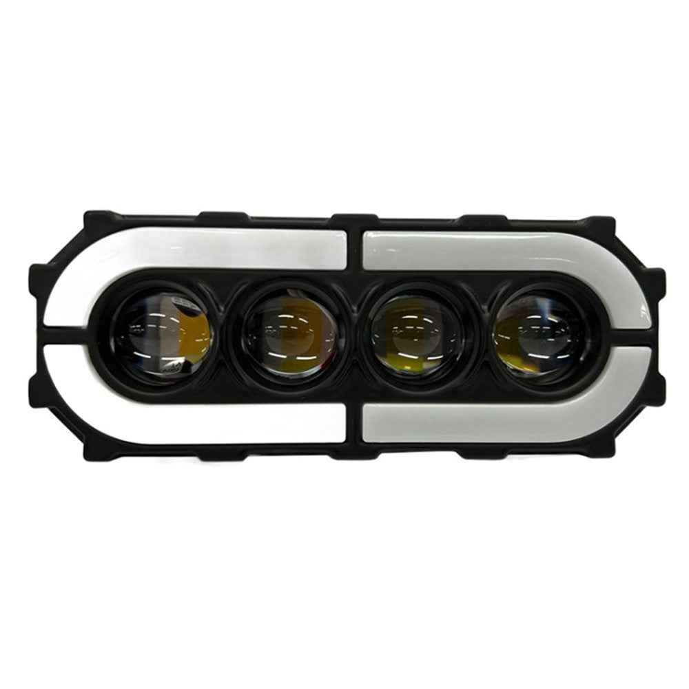 V73 4-LED Electric Bike Motorcycle Modified LED Light Waterproof Flashing Light