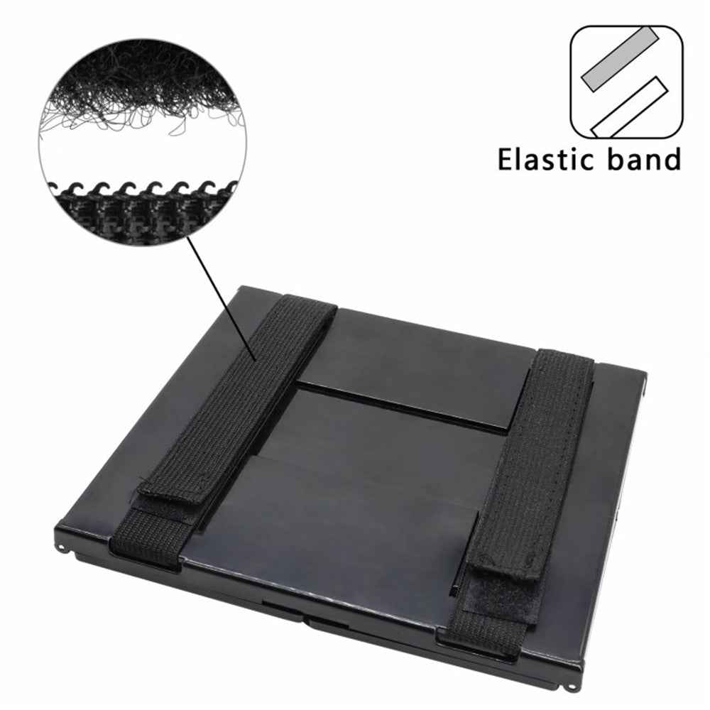 Car Sun Visor Wide View Collapsible Tri-Fold Makeup Mirror Auto Sunshade Cosmetic Mirror