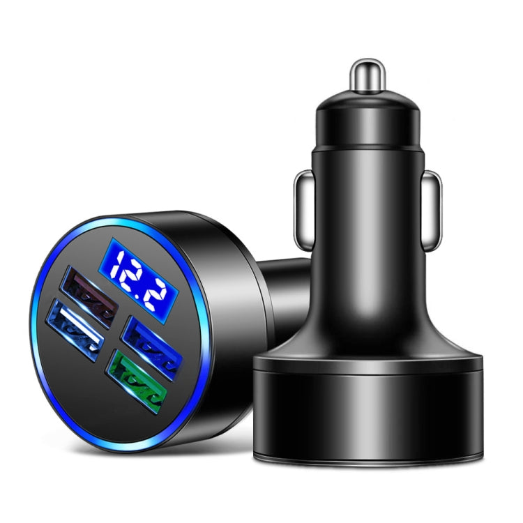 3.1A 4 in 1 Digital Display Car Charger with Voltmeter