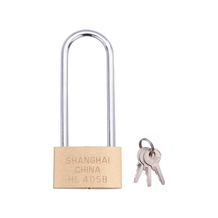 Copper Padlock Small Lock, Style: Long Lock Beam, 50mm Open