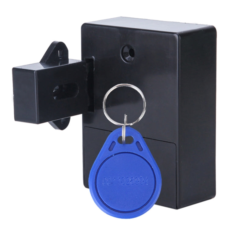 T3 ABS Magnetic Card Induction Lock Invisible Bilateral Open Cabinet Door Lock (Black)