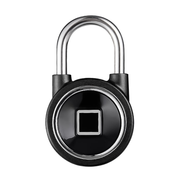Waterproof Intelligent Bluetooth Fingerprint Padlock Remote Unlocking for iOS / Android(Black)