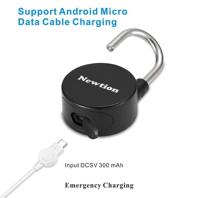 Waterproof Intelligent Bluetooth Fingerprint Padlock Remote Unlocking for iOS / Android(Blue)