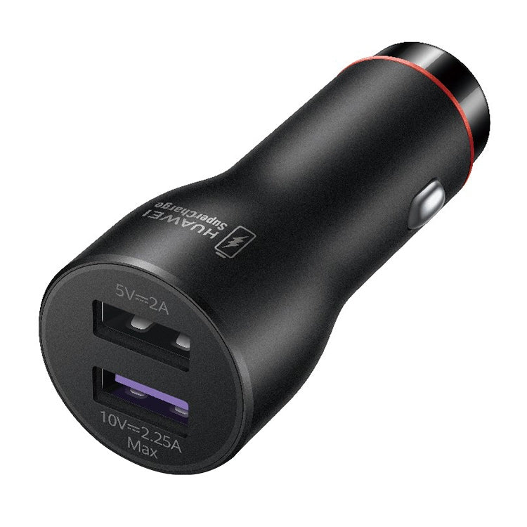 Original Huawei CP36 Dual USB Super Fast Charging Car Charger (Max 22.5W SE) (Dark Gray)