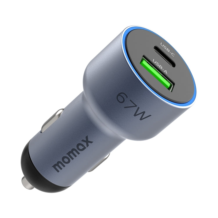 MOMAX UC16E 67W USB-C / Type-C + USB Dual Ports Car Charger