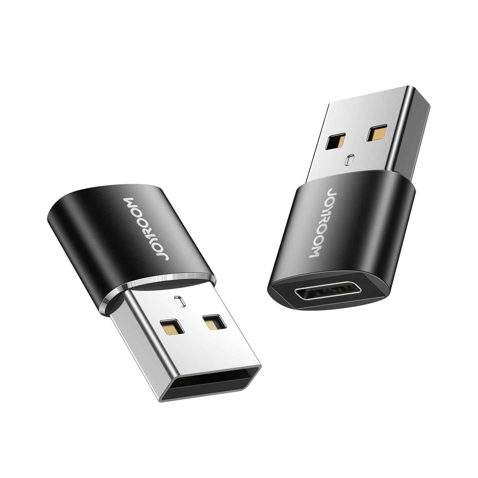 Uniqbuy For JOYROOM S-H152 3A USB Male to USB-C / Type-C Female OTG Adapter(Black)