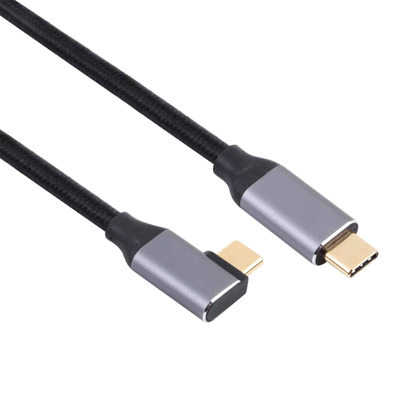 Uniqbuy For USB-C / Type-C Male to USB-C / Type-C Elbow Transmission Data Cable, Cable Length:3m