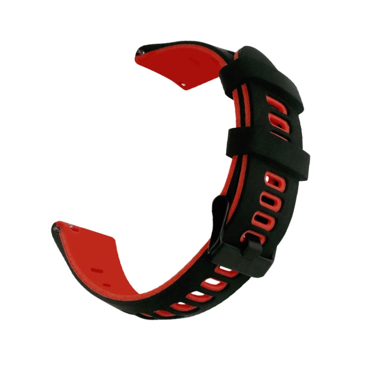 Universal Double Color Silicone Replacement Strap Watchband