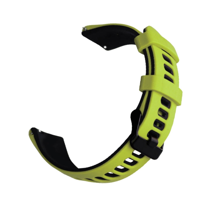 Universal Double Color Silicone Replacement Strap Watchband