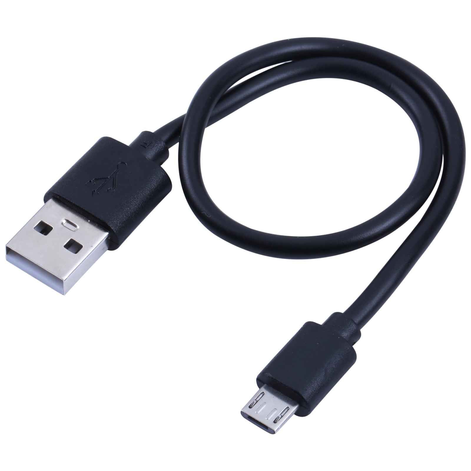 Uniqbuy For USB to Micro USB Copper Core Charging Cable, Cable Length:30cm(Black)
