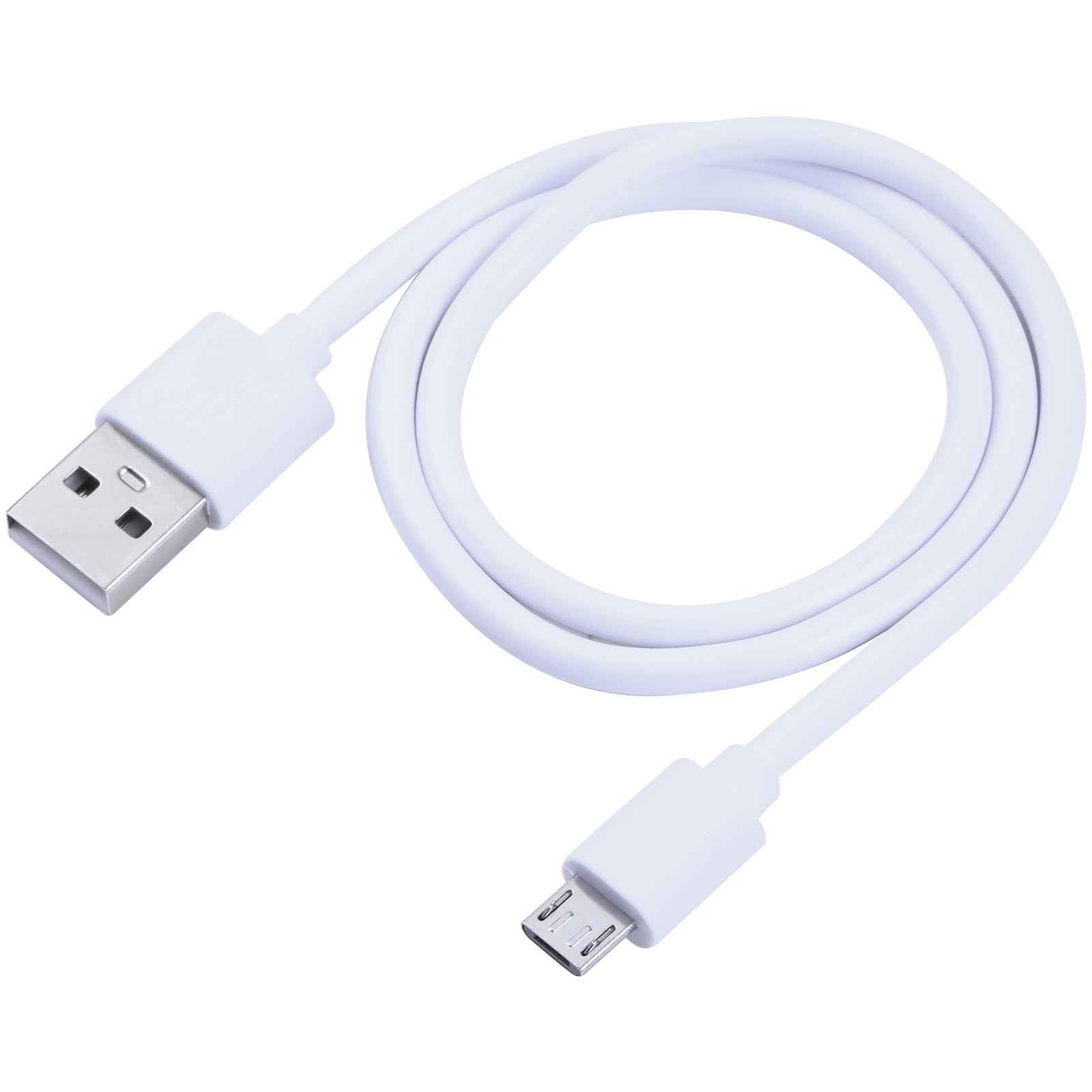 Uniqbuy For USB to Micro USB Copper Core Charging Cable, Cable Length:30cm(White)