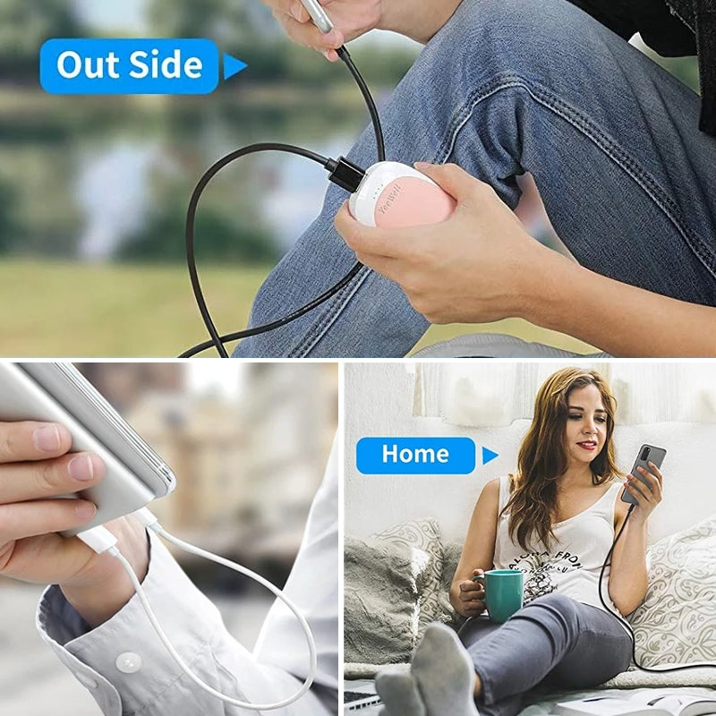 USB to Micro USB Copper Core Charging Cable, Cable Length:50cm(White)