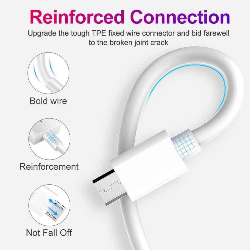 Uniqbuy For USB to Micro USB Copper Core Charging Cable, Cable Length:1m(Black)