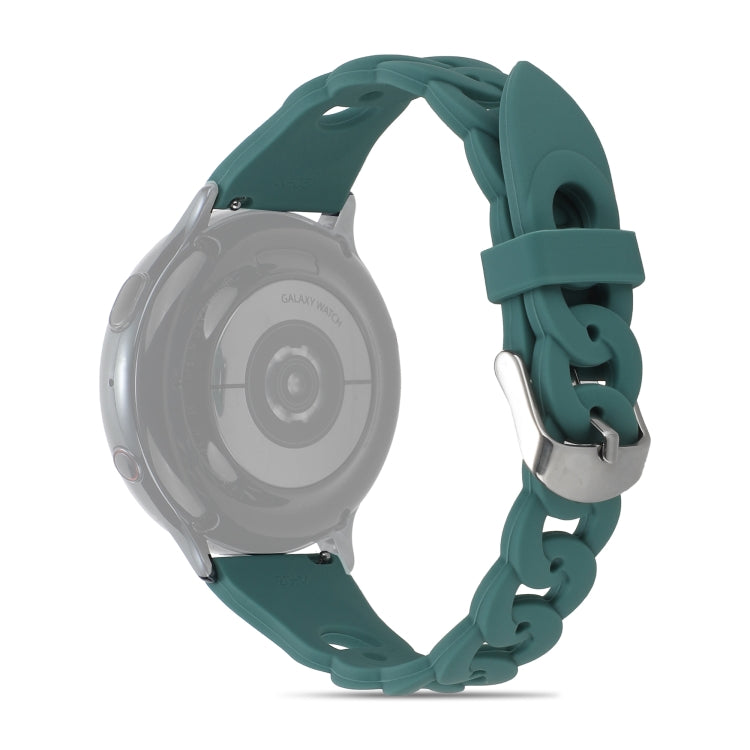 Ring Buckle Silicone Watchband