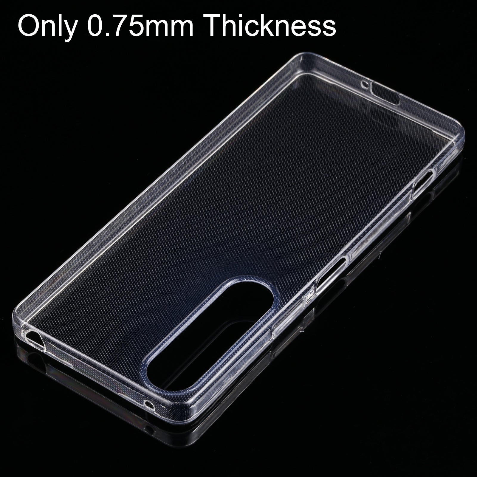 For Sony Xperia 1 IV 0.75mm Ultra-thin Transparent TPU Phone Case