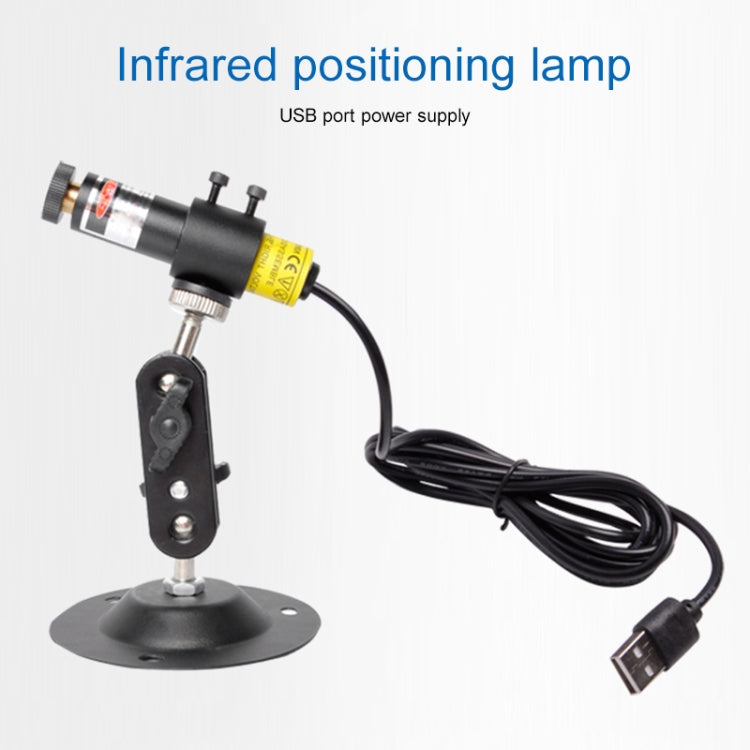 USB Power Laser Positioning Light with Holder, Style:100wm Dot(Red Light)