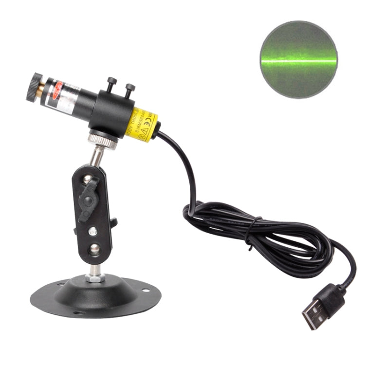 USB Power Laser Positioning Light with Holder, Style:100wm Line(Green Light)