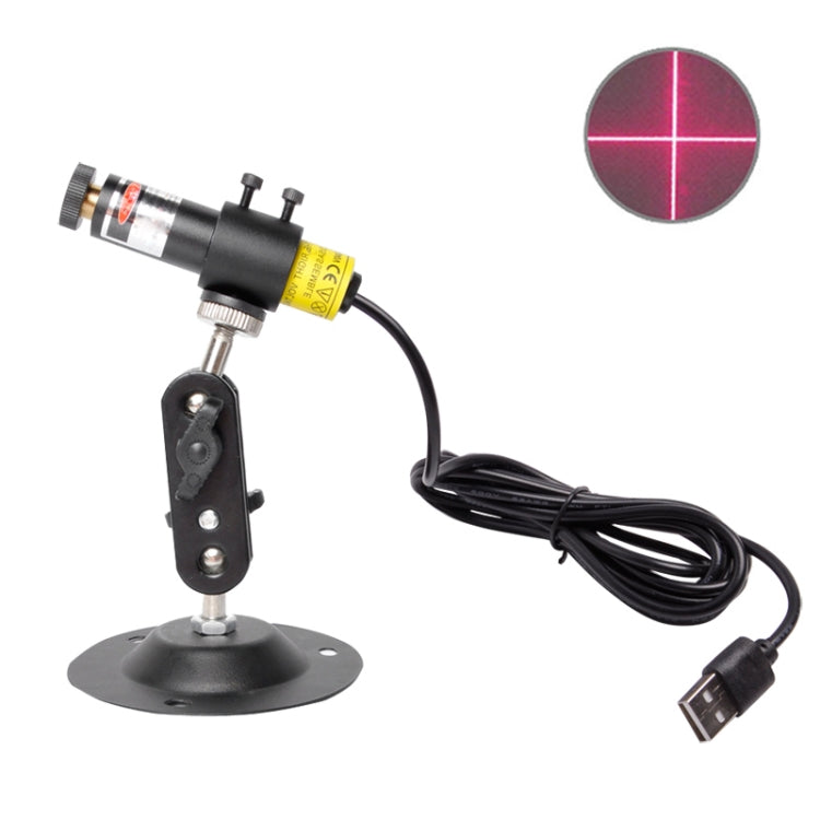 USB Power Laser Positioning Light with Holder, Style:100wm Cross(Red Light)