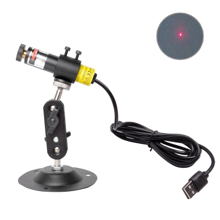 USB Power Laser Positioning Light with Holder, Style:200wm Dot(Red Light)