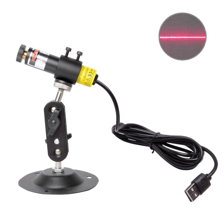 USB Power Laser Positioning Light with Holder, Style:200wm Line(Red Light)