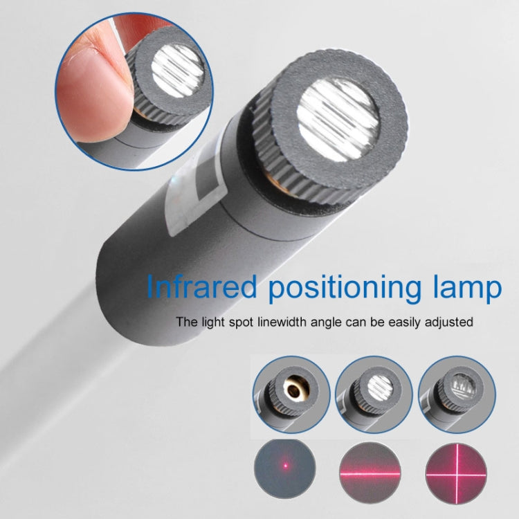 Laser Positioning Light with Holder, EU Plug, Style:100wm Line(Red Light)