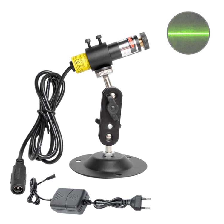 Laser Positioning Light with Holder, EU Plug, Style:100wm Line(Green Light)