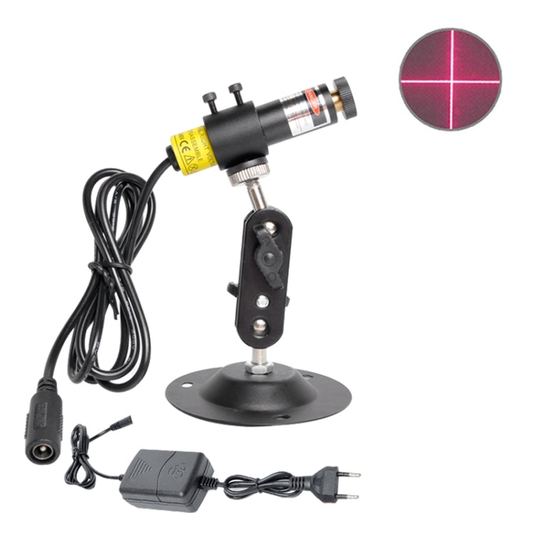 Laser Positioning Light with Holder, EU Plug, Style:100wm Cross(Red Light)